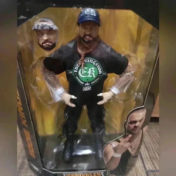 AEW Unrivaled #135 Eddie Kingston Jazwares Walmart Exclusive Figure Brand New! - Picture 2 of 3